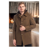 PLT8335 DEWBERRY MEN'S COAT-STRAIGHT CAMEL