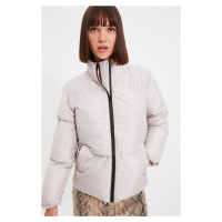 Trendyol Mink Oversize Stand Up Collar Down Jacket