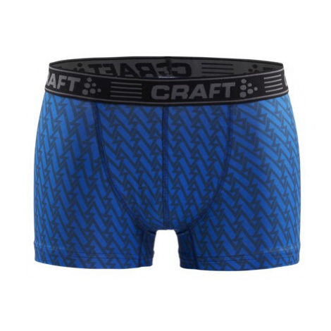 Boxerky CRAFT Greatness 3" modrá/černá
