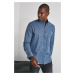 Trendyol Shirt - Dark blue - Regular fit