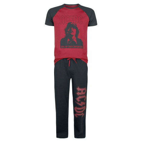 AC/DC Pyjama pyžama cerná/cervená | Modio.cz