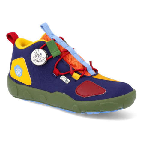 Barefoot dětské kotníkové boty Affenzahn - Econyl Trail Toucan vegan barevné