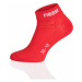 Nessi Sportswear Prodyšné kotníkové ponožky Road S STP-12 Red