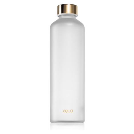 Equa Mismatch skleněná láhev na vodu barva Velvet White 750 ml