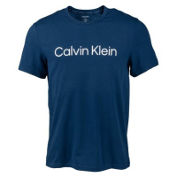 Calvin Klein CKR STEEL S/S CREW NECK Pánské tričko, tmavě modrá, velikost