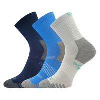 Chlapecké ponožky VoXX - Boazik kluk, modrá, šedá Barva: Mix barev