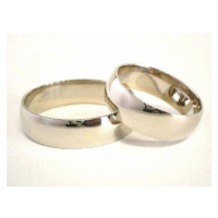 Zlaté snubní prsteny hladké půlkulaté 0056 + DÁREK ZDARMA