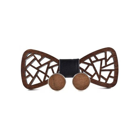 Gaira Dřevěné manžetové knoflíčky s motýlkem 709029