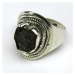 AutorskeSperky.com - Stříbrný prsten s vltavínem - S4453