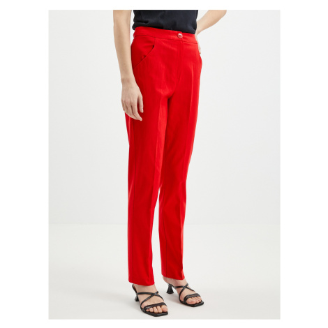 Červené dámské kalhoty ORSAY