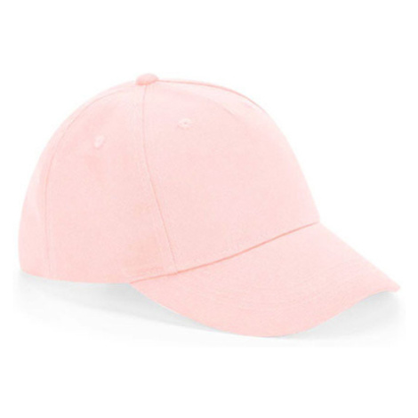 Beechfield Dětská bavlněná kšiltovka B63NB Powder Pink