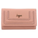 Malá dámská kožená peněženka Lagen Mika - růžová