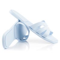 Pantofle karl lagerfeld jelly iv matt slide light blue rubber