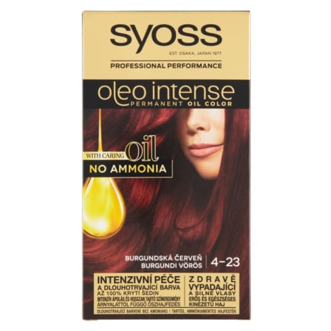SYOSS Oleo Intense Barva na vlasy 4-23 Burgundská červeň