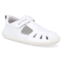 Barefoot dětské sandály Garvalín - Sauvage Blanco bílé