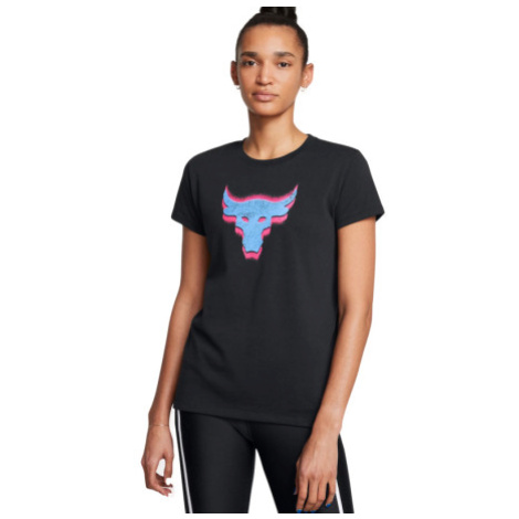 Dámské triko s krátkým rukávem UNDER ARMOUR PROJECT ROCK PROJECT ROCK W Underground Core T-BLK
