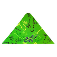Rituall Trojcípý šátek ještěrky zelená