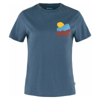 Fjällräven Nature T-Shirt W Indigo Blue Outdoorové tričko