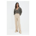 Trendyol Mink Straight Trousers