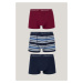 SPODNÍ PRÁDLO GANT MULTISTRIPE TRUNK 3-PACK EVENING BLUE