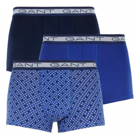 3PACK pánské boxerky Gant modré (902113253-436)