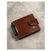 Dárková sada: pánská kožená peněženka, pouzdro a klíčenka