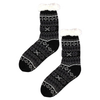 Snowy dark huňaté ponožky beránek MC 113 černá
