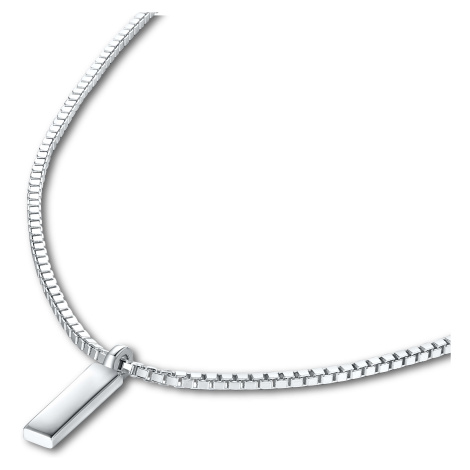OLIVIE Stříbrný náhrdelník 50+5cm BOX 8070