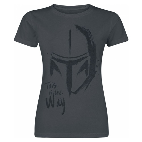 Star Wars The Mandalorian - This Is The Way Dámské tričko grafit
