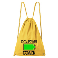 DOBRÝ TRIKO Bavlněný batoh 100% tatínek Barva: Žlutá