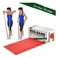 MSD BAND MSD-BAND Cvičební pás Latex Free, 5.5m střední, červený