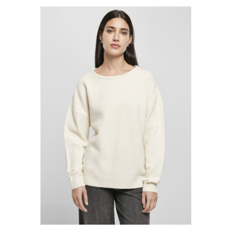 Ladies Chunky Fluffy Sweater - whitesand Urban Classics