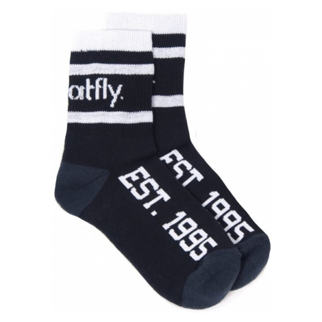 3PACK ponožky Meatfly černé (Basic Long - A)
