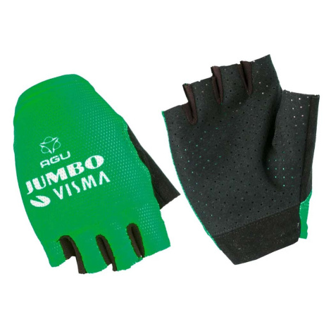 AGU Cyklistické rukavice krátkoprsté - JUMBO-VISMA 2022 - zelená