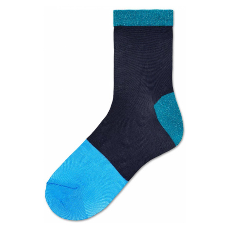 Dámské tmavě modré ponožky Happy Socks Liza // kolekce Hysteria-36-38