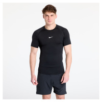 Tričko Nike Pro Men's Dri-FIT Tight Short-Sleeve Fitness Top Black/ White