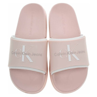 Plážové pantofle Calvin Klein YW0YW00585 TLL Peach Blush-Bright White