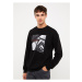 LC Waikiki Lcw Men's Crew Neck Long Sleeve Printed Sweatshirt