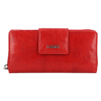 Lagen Dámská kožená peněženka LG - 22162 červená