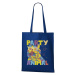 DOBRÝ TRIKO Bavlněná taška s potiskem Party animal Barva: Královsky modrá