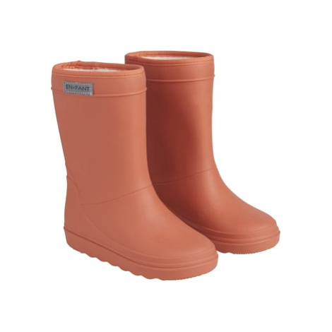 EN FANT Boty Thermo Boots Orange Rust