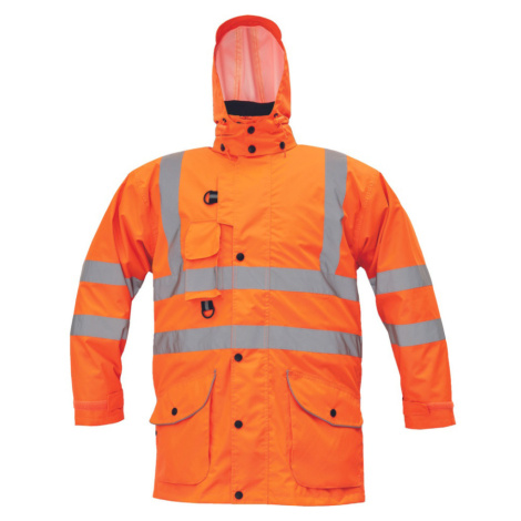 Cerva Formby Pánská zimní bunda 03010561 oranžová Červa