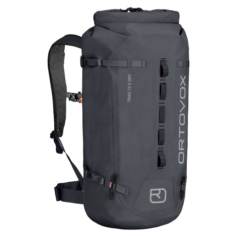 Horolezecký batoh ORTOVOX Trad 28L S Dry Black steel