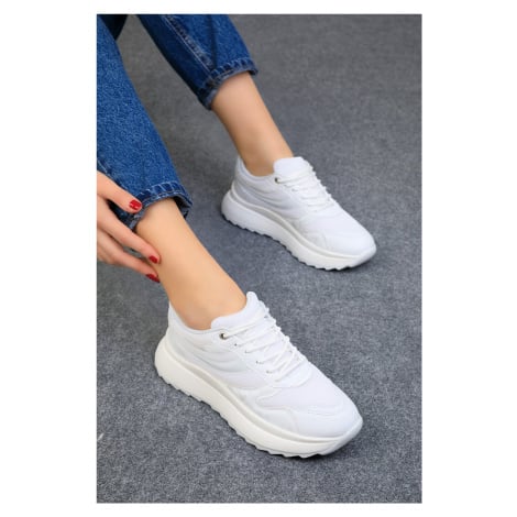 Soho Women's White Sneakers 19006