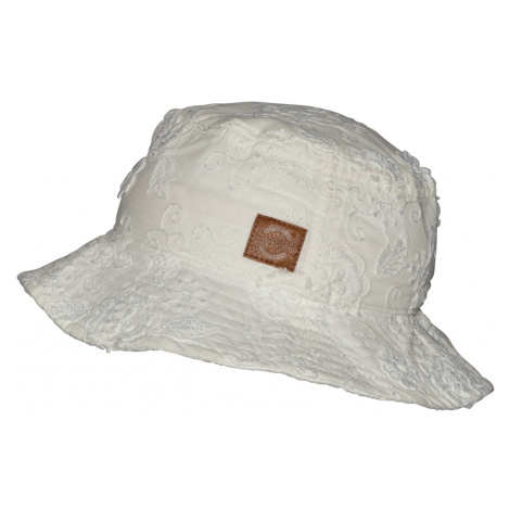 Mikk-Line dětský klobouk s vyšíváním UPF50+ White 98109