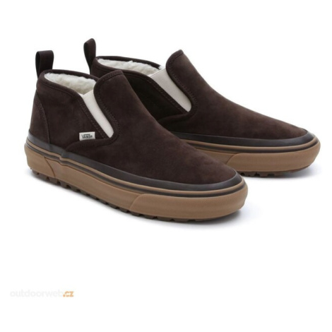 Venkovní Pantofle Vans Mid Slip MTE-1 DEMITASSE Surfshoes Gum