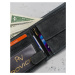 Grafitová pánská kožená peněženka