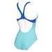 Dámské plavky arena essentials swim pro back one piece mint/neon