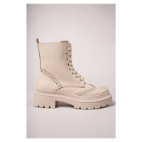 Riccon Calaerel Women's Boots 00121404 Beige Skin.