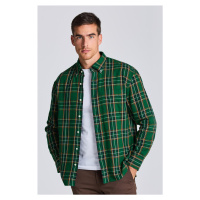 KOŠILE GANT D1. REL TARTAN TWILL SHIRT zelená